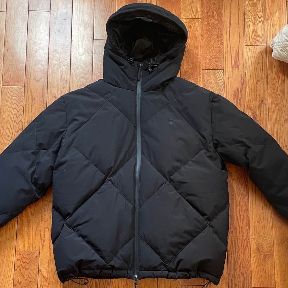 Carhartt WIP Trevor Men's Black Hooded Puffer Coat